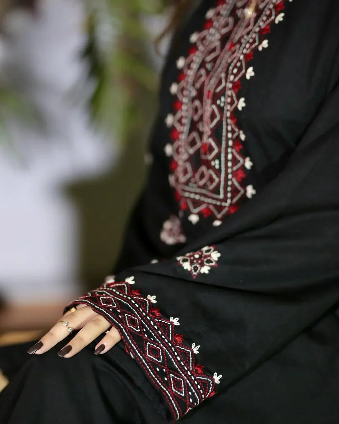 Mirha Black 2 Pc Stitched