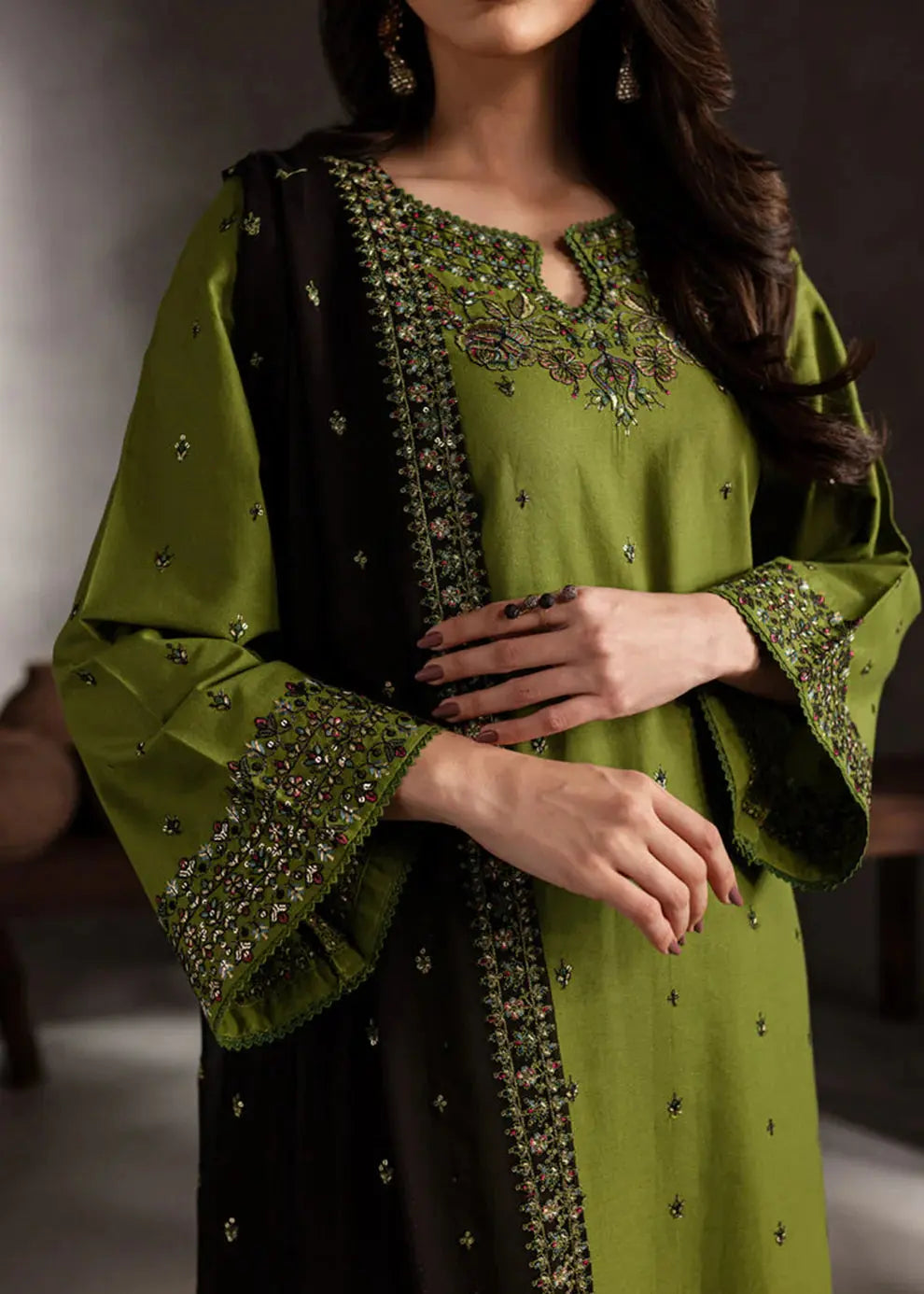 Olive Elegance 3Pc