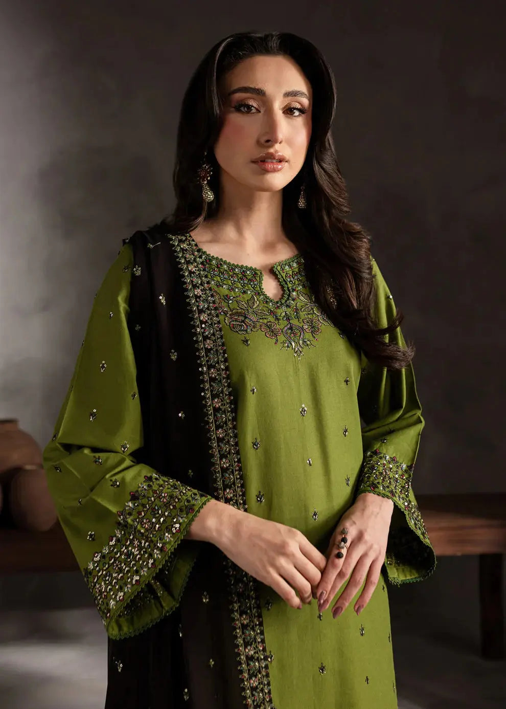 Olive Elegance 3Pc
