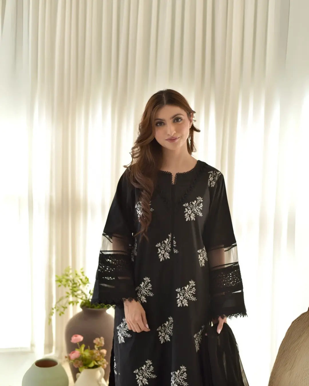 Black Whisper 3 Pc Stitched