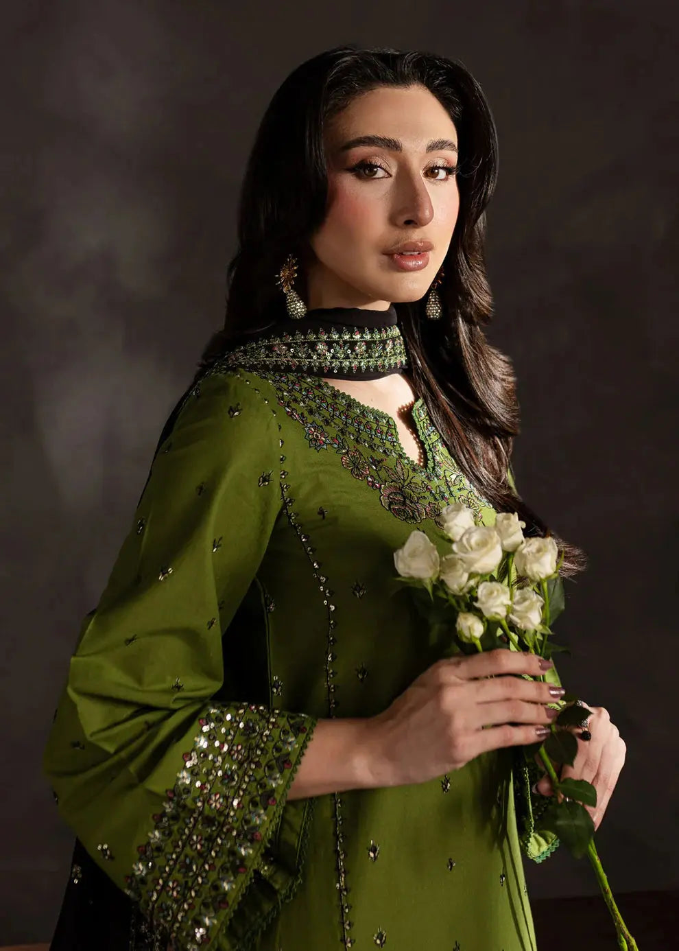 Olive Elegance 3Pc