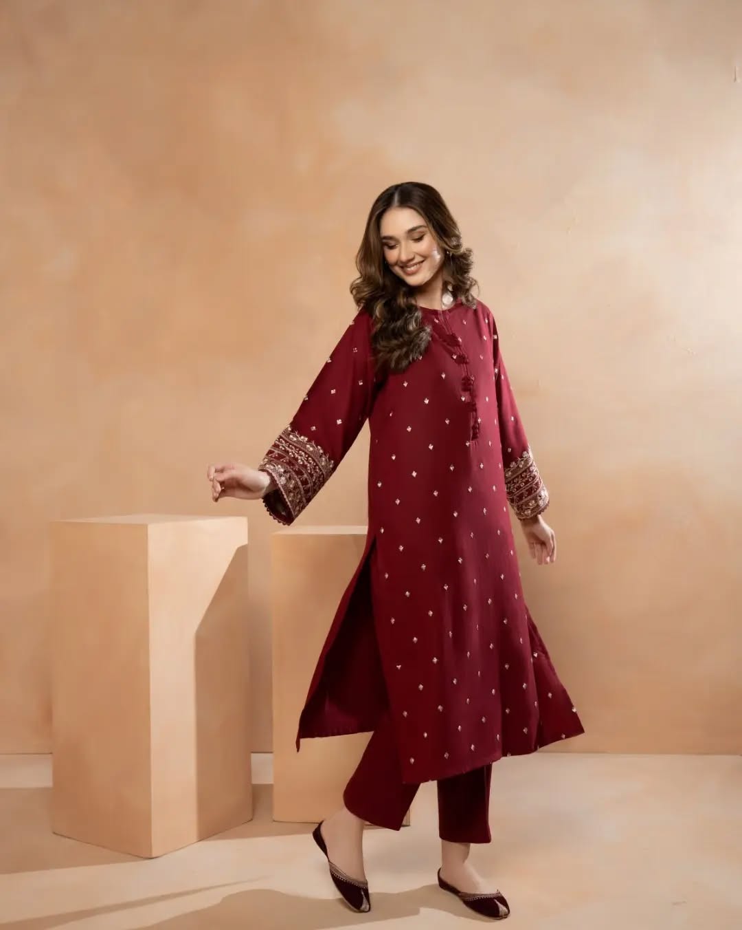 Royal Garnet Red  2 PC