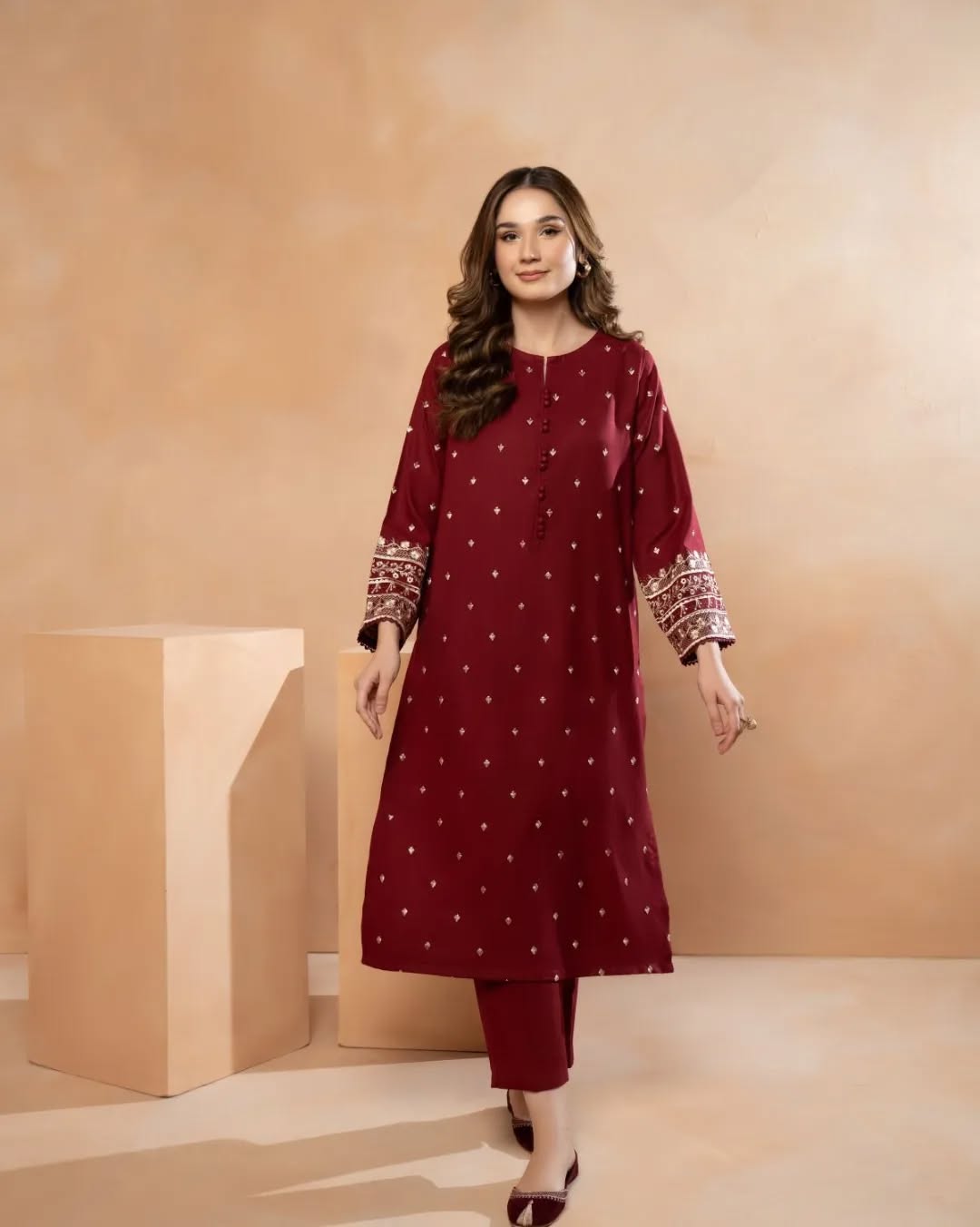Royal Garnet Red  2 PC